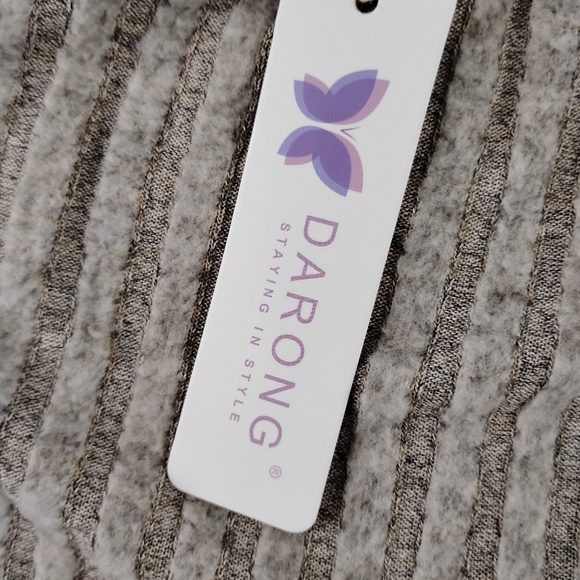 NWT Ribbed Knit Pant In Tan Size 2X - Picture 5 of 7